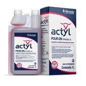 Actyl – Carrapaticida - Pour-on – Fipronil – 1 litro – Bimeda