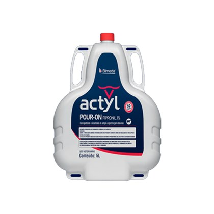 Actyl – Carrapaticida - Pour-on – Fipronil – 5 L – Bimeda