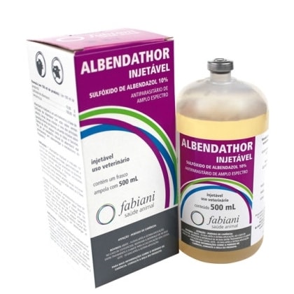 ALBENDATHOR 10% INJETAVEL 500 ML