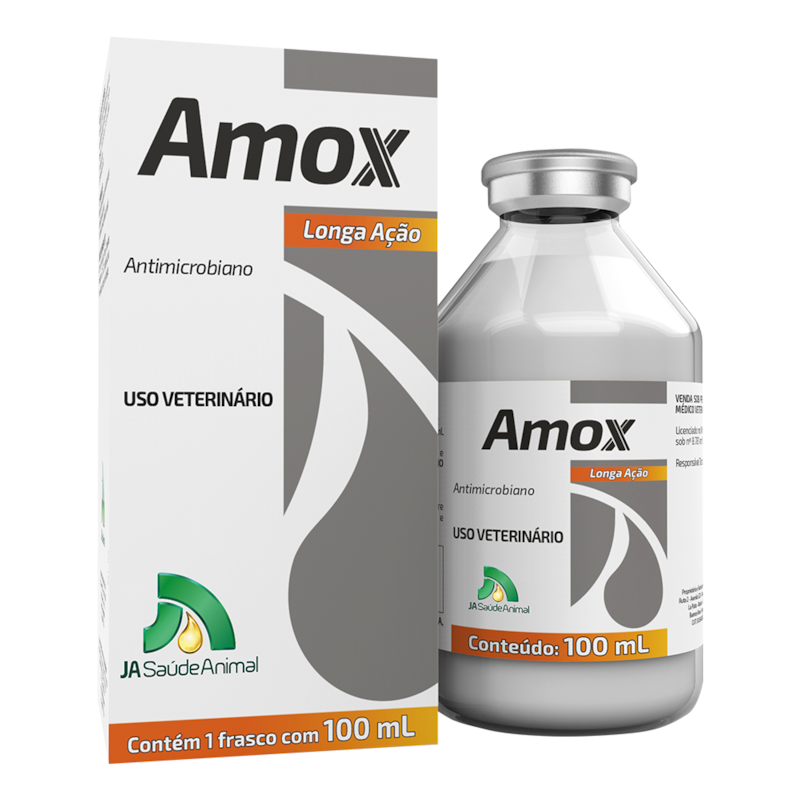 Amox 100 Ml Ja Saúde Animal Agroline