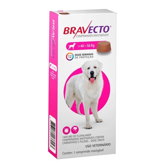 Bravecto 20 40 Kgs 100 Mg Msd Agroline