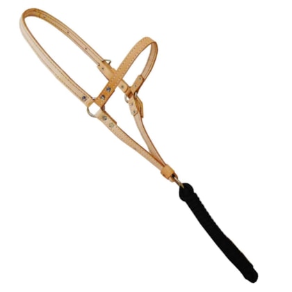 CABRESTO DE COURO COM CABO