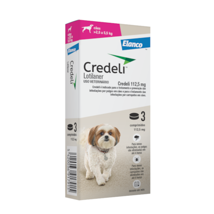 Credeli - 2,5 a 5,5 kg (112,5mg) - Elanco