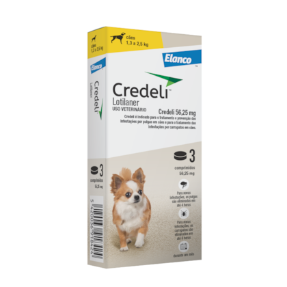 Credeli – 1,3 a 2,5 kg (56,25 mg) - Elanco