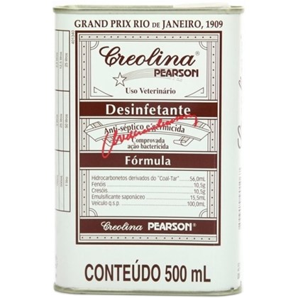 Creolina – Desinfetante e Germicida – 500ml-  Eurofarma