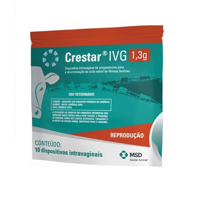 Crestar IVG 1,3g – Dispositivo Intravaginal – Pct 10 unidades