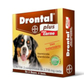 DRONTAL PLUS SABOR CARNE (ATE 35KG) 2.718 MG 2 COMP.