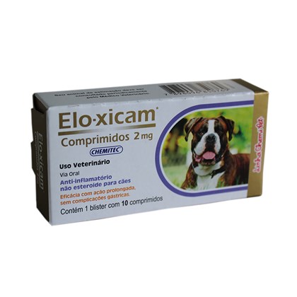 Elo-xicam – Anti-inflamatório - Comprimidos 2 mg -  Chemitec
