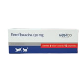 ENROFLOXACINA 150 MG PARA CÃES E GATOS  -10 COMPRIMIDOS- VENCOFARMA