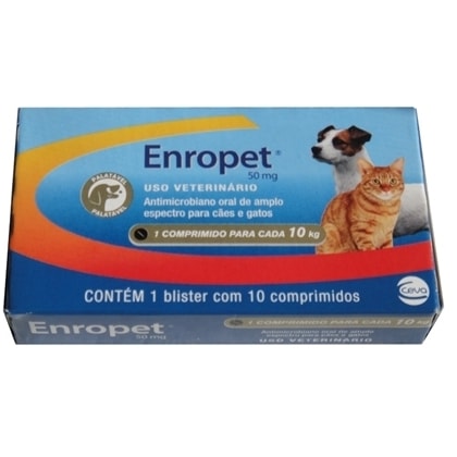ENROPET PALATAVEL 50 MG 10 COMP.