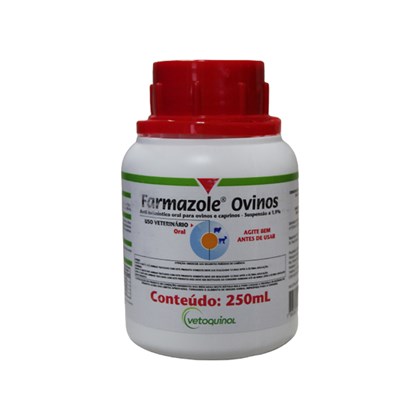 Farmazole Ovinos e Caprinos - vermífugo oral – 250 ml – Vetoquinol