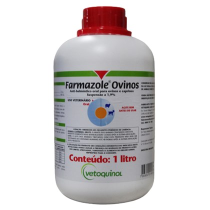 Farmazole Ovinos e Caprinos - vermífugo oral –1l - Vetoquinol