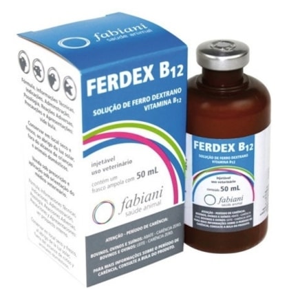 Ferdex B12 – Injetável para tratamento de anemia animal
