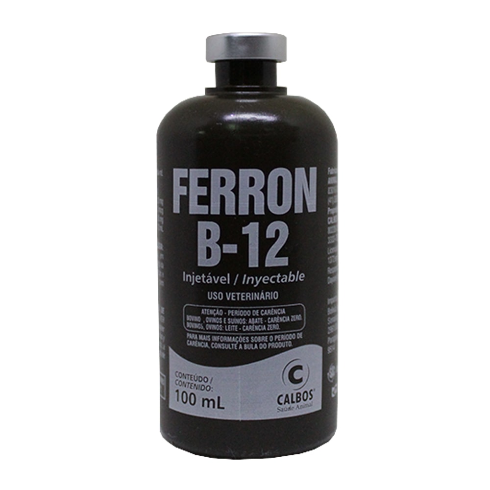 FERRON B-12 - 100ML - CALBOS - Agroline - Produtos Agropecuários