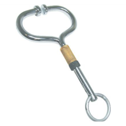 FORMIGA P/ BOVINOS C/ CORRENTE EM ACO CROMADO