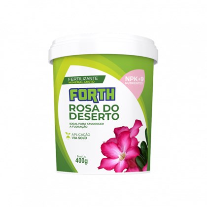 Forth Rosa do Deserto – Fertilizante Mineral Misto – 400g