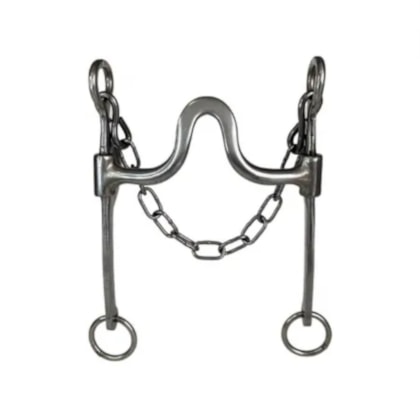 FREIO DE INOX PARA CAVALO - 212110