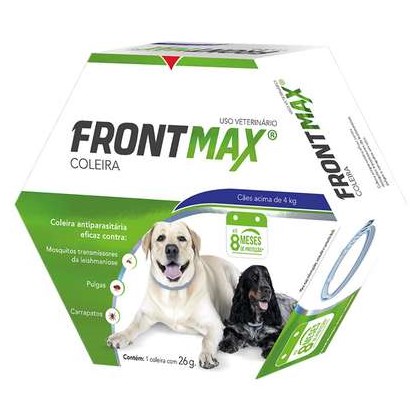 Frontmax - Coleira contra pulgas e carrapatos - cães acima de 4 Kg