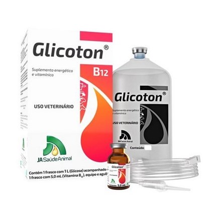 Glicoton B12 – Suplemento - 500ml – JA Saúde Animal