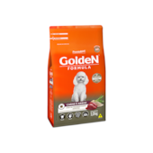 GOLDEN CÃES ADULTOS PEQUENO PORTE - 1 KG - CARNE COM ARROZ MINI BITS