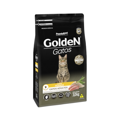 GOLDEN GATOS ADULTOS CASTRADOS CARNE 3 KG
