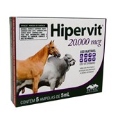 HIPERVIT 20.000  -  CX 5 AMPOLAS - VETNIL
