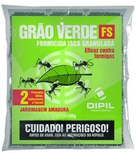 Isca Grao Verde Granulada Fs - 50gr - Dipil