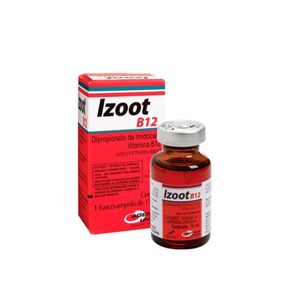 Izoot B12 – Antimicrobiano Injetável – 15 ml – Agener