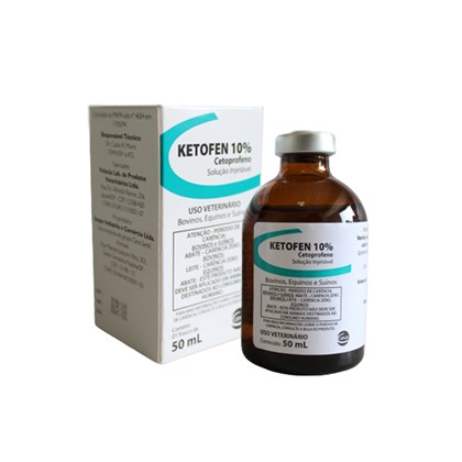 Ketofen 10% - Cetoprofeno- Injetável – 50 ml – Ceva
