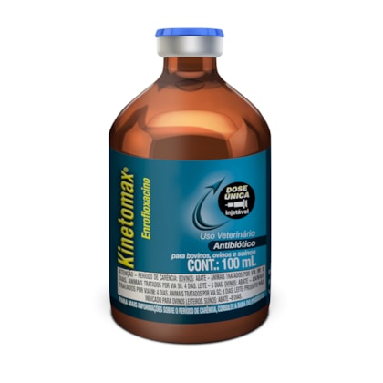 Kinetomax - Antimicrobiano Injetável - 100 Ml - Elanco