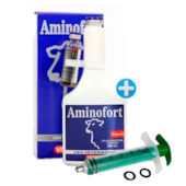 Kit: 2 Aminofort 250 Ml + Ganhe 1 seringa