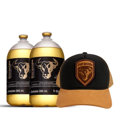 Kit 2 Doracide 500ml - Ganhe 1 Boné