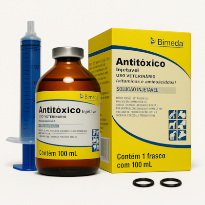 Kit 5 Antitóxico 100ml - Ganhe 1 Seringa Semi Descatável