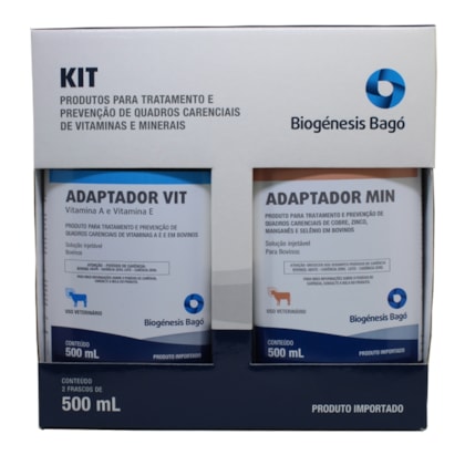 KIT ADAPTADORES MIN-VIT - 500 ML- BIOGÉNISIS BAGÓ KIT ADAPTADORES MIN-VIT - 500 ML- BIOGÉNISIS BAGÓ