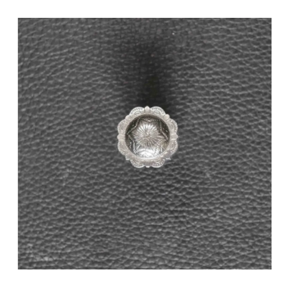 MARGARIDA 24MM STRASS COM PARAFUSO - SN