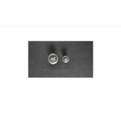 MARGARIDA 38MM STRASS COM PARAFUSO  -  SN