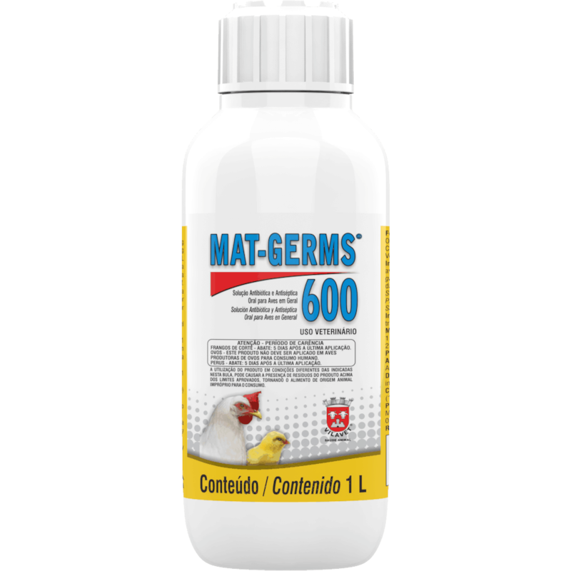 MATGERMS 600 Antibiótico de amplo espectro