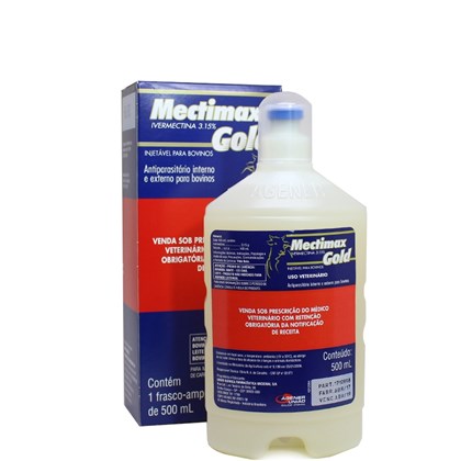MECTIMAX GOLD 3,15% IVERMECTINA - 500 ML - AGENER
