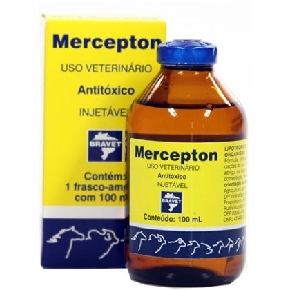 MERCEPTON 100 ML - ANTI-TOXICO INJETAVEL - BRAVET