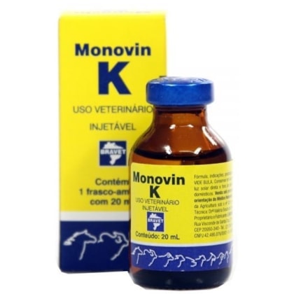 Monovin K 20 Ml Bravet Vitamina K Injetável | Agroline