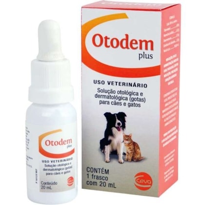 OTODEM PLUS CAES E GATOS 20 ML