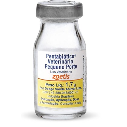 Pentabiótico Veterinário 1.200.000 UI - Anti-infeccioso Injetável – 3 mL - Zoetis