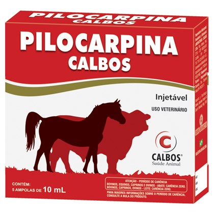 Pilocarpina – Caixa com 5 ampolas de 10ml - Calbos