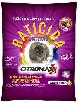 Raticida - Citromax Graos De Cereais