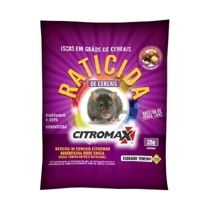 RATICIDA - CITROMAX GRAOS DE CEREAIS