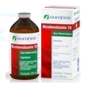 RICOBENDAZOLE 10% INJET. 250 ML - OURO FINO RICOBENDAZOLE 10% INJET. 250 ML - OURO FINO