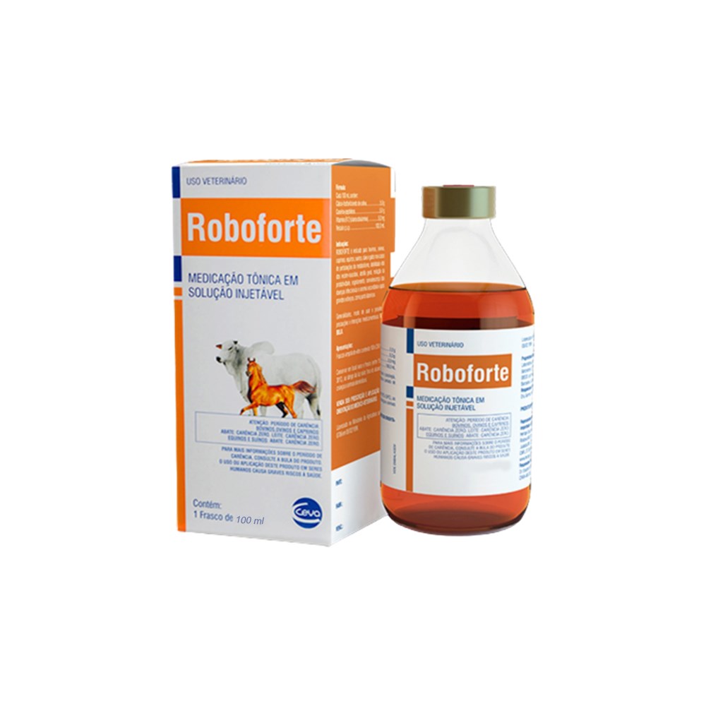 Roboforte- Suplemento Injetável - 100ml - Ceva