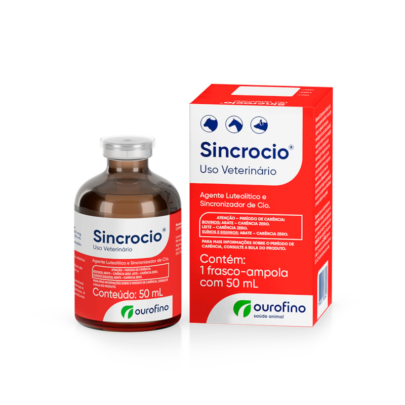 Sincrocio 50ml 25 Doses Prostaglandina Ouro Fino Agroline