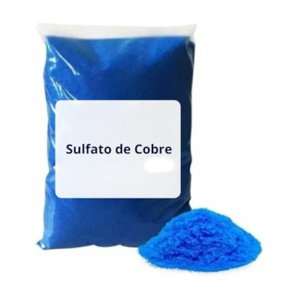 Sulfato de Cobre 24% - Fertilizante Foliar – 1kg – Base fertilizantes