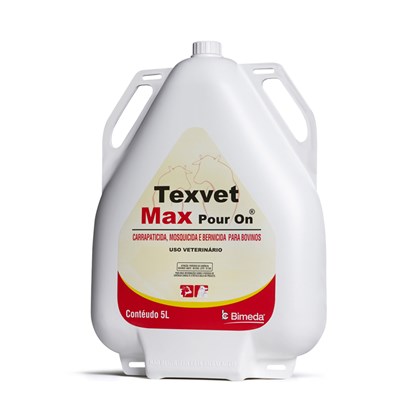 Texvet Max Pour On - Cipermetrina – 5 litros - Bimeda